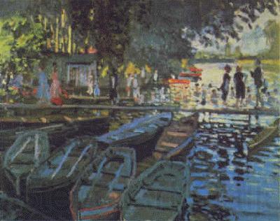 Claude Monet Bathers at La Grenouillere France oil painting art